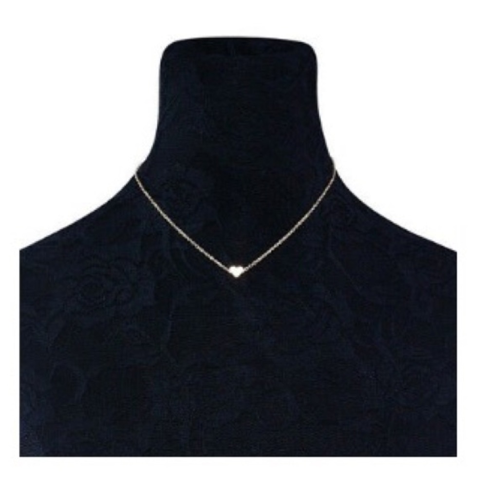 Dainty Pendant Heart Necklace (Gold) - Picture 3 of 6